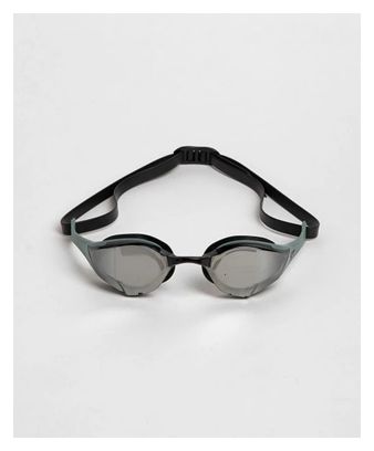 Arena Cobra Edge Swipe Schwimmbrille mit verspiegelten Gläsern in Grau-Schwarz