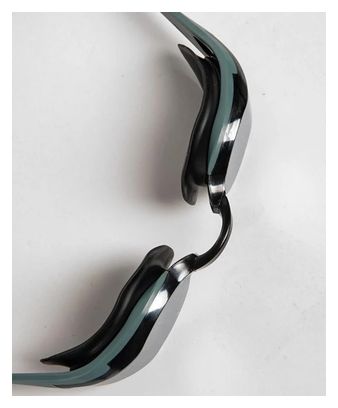 Arena Cobra Edge Swipe Schwimmbrille mit verspiegelten Gläsern in Grau-Schwarz