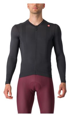 Castelli Espresso Long Sleeve Jersey Dark Grey