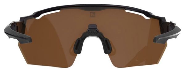 Coffret Lunettes AZR Race RX Noir Verni / Écran hydrophobe Or + Incolore