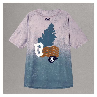 Endura Singletrack Print Gray Men's Short-Sleeve Jersey