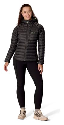 RAB Microlight Alpine Hoody Down Jacket, Dark Gray, Women's