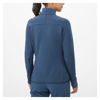 Millet Fusion Grid Women's Fleece Blue