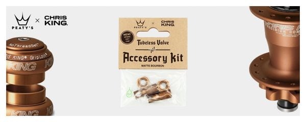 Peaty's x Chris King (MK2) Bourbon Tubeless Valve Accessories
