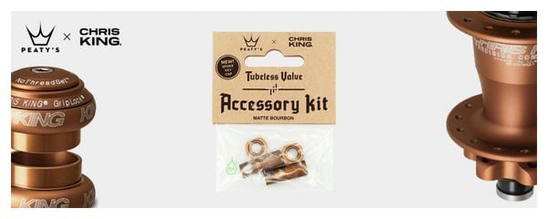 Peaty&#39;s x Chris King (MK2) Bourbon Tubeless Valve Accessories