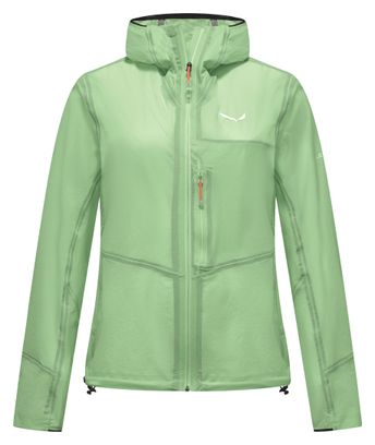Giacca impermeabile Salewa Pedroc 2 Powertex 2.5L verde da donna