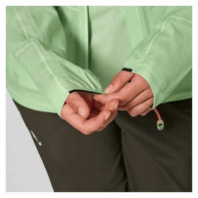 Giacca impermeabile Salewa Pedroc 2 Powertex 2.5L verde da donna