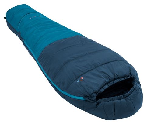 Vaude Alpli Adjust 400 II Kinderslaapzak Blauw