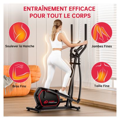 Elliptique Fitness E200 magnétique pliable noir