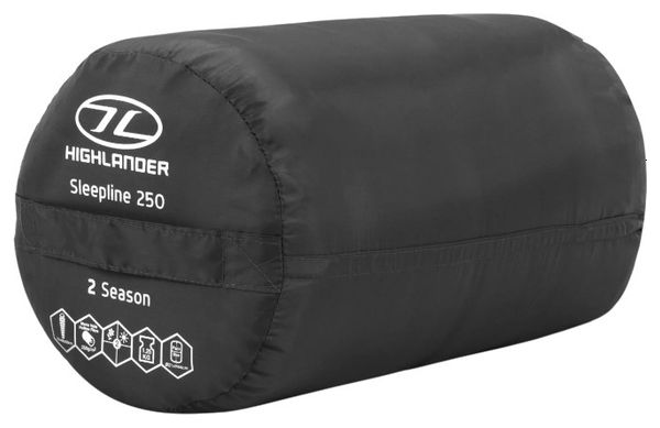 Couverture de sac de couchage Highlander modèle Sleepline 250 5°C-Gris