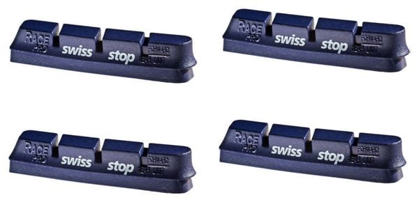 SwissStop RacePro BXP x4 Inserciones de pastillas de freno Ruedas de aluminio para Campagnolo