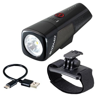 Luce anteriore Sigma Buster 800 HL nera