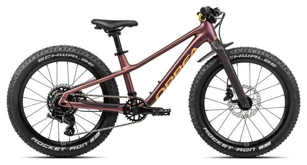 Orbea Kimu 20 H10 MTB per bambini Microshift 8 velocità 20'' Rosso tramonto metallizzato 2027 5 - 8 anni