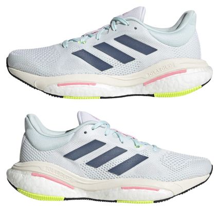 adidas Running Solar Glide 5 Shoes Blue Pink Women's