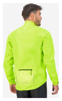 Veste Velo Pluie Vent Rogelli Core - Homme - Jaune