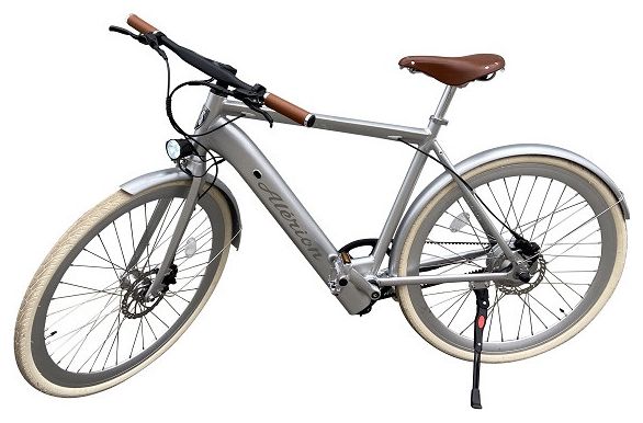 Vélo éléctrique urbain Alérion Cycles a. Silver
