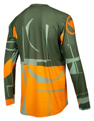 Endura MT500 LTD Olive Green / Orange Printed Long Sleeve T-Shirt