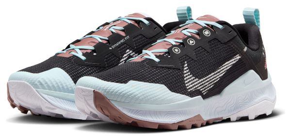 Women's Trail Running Shoes Nike React Wildhorse 8 Black Blue