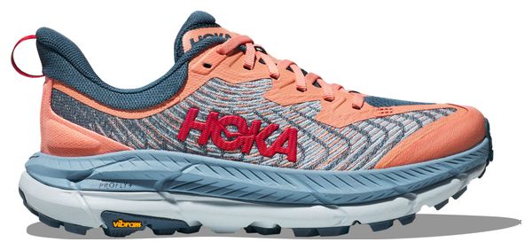 Trail Shoes Hoka One One Mafate Speed 4 Coral Women