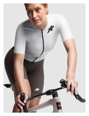 Maillot de manga corta Assos UMA GT S11 Evo blanco para mujer