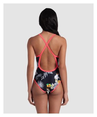 Maillot de Bain Femme Arena Tropical Summer Noir / Orange