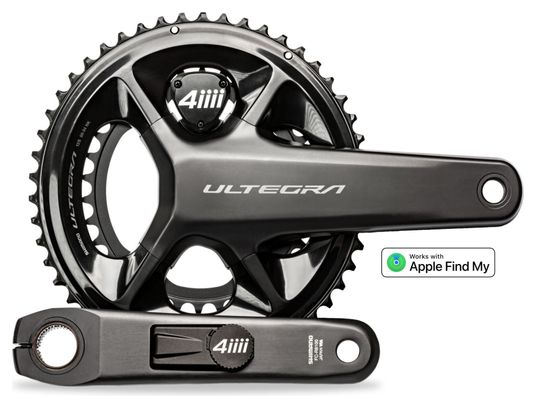 4iiii Precision 3+ Pro Dual Side Powermeter Crankset - Shimano Ultegra FC-R8100 50/34T 12S Black