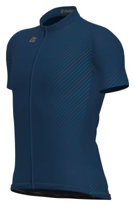 Maillot Manches Courtes Alé Asphalt Bleu