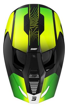 Casque Intégral Shot Furious Apex Jaune Fluo Adulte