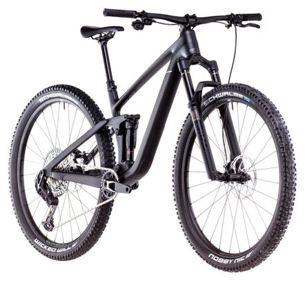 VTT Tout-Suspendu Cube Stereo One22 C:62 SLX Sram X0 Eagle AXS 12V 29'' Noir Blackline 2025