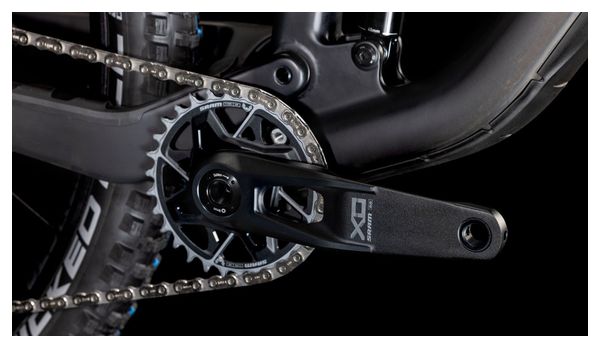 VTT Tout-Suspendu Cube Stereo One22 C:62 SLX Sram X0 Eagle AXS 12V 29'' Noir Blackline 2025