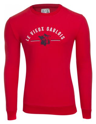 LeBram &amp; Sport Felpa Vintage Le Vieux Gaulois / Hexagon Cherry Tomatoe / Red
