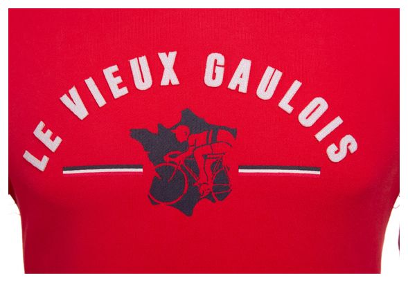 LeBram &amp; Sport Felpa Vintage Le Vieux Gaulois / Hexagon Cherry Tomatoe / Red