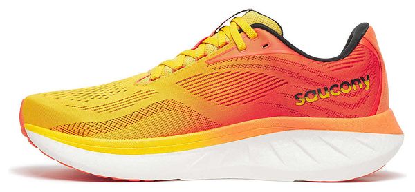 Chaussures Running Saucony Ride 18 Orange/Jaune Homme