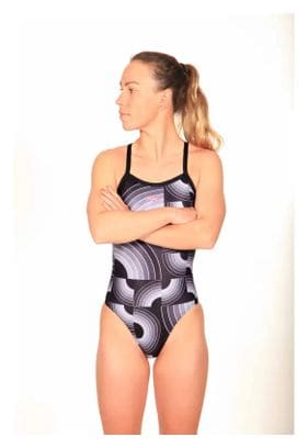 Mako Rainbow Aumakua Women's 1-Piece Swimsuit Black