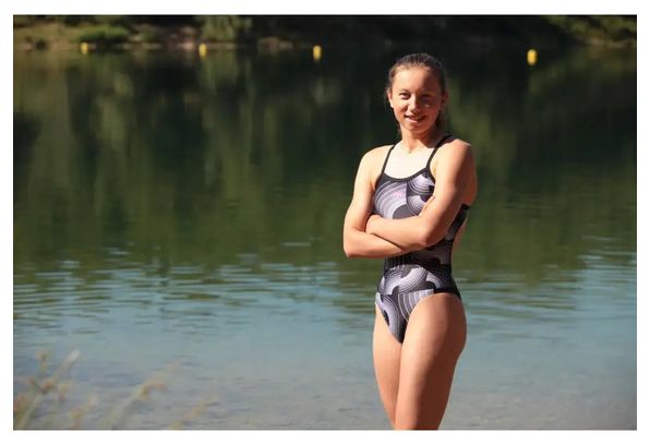 Mako Rainbow Aumakua Women's 1-Piece Swimsuit Black