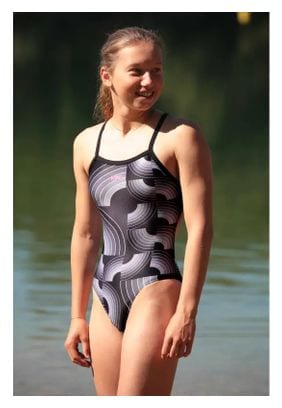 Mako Rainbow Aumakua Women's 1-Piece Swimsuit Black