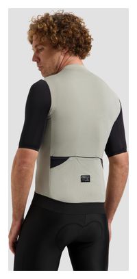 Maillot Manches Courtes Vélo Rogelli Distance II Taupe/Noir Homme