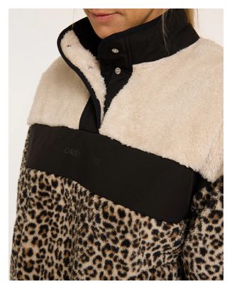 Thermische damesjas Dharco Sherpa Leopard