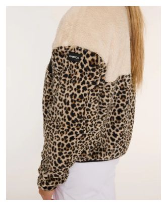 Thermische damesjas Dharco Sherpa Leopard
