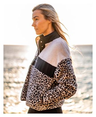 Thermische damesjas Dharco Sherpa Leopard