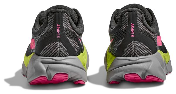 Hoka Arahi 8 Scarpe da corsa da donna Grigio/Giallo/Rosa