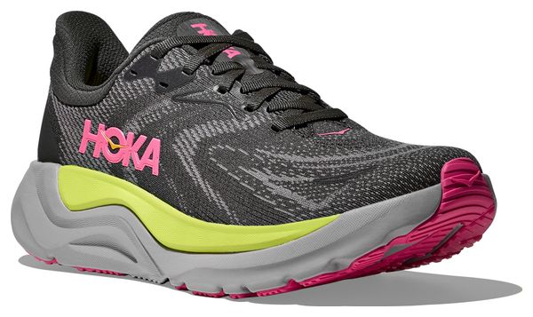 Hoka Arahi 8 Scarpe da corsa da donna Grigio/Giallo/Rosa