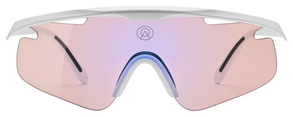 Alba Optics Mantra White Vzum F-Lens Flamingo Sunglasses