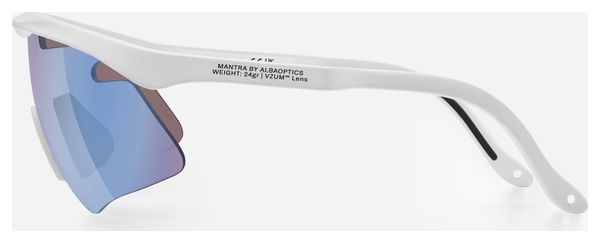 Alba Optics Mantra White Vzum F-Lens Flamingo Sunglasses