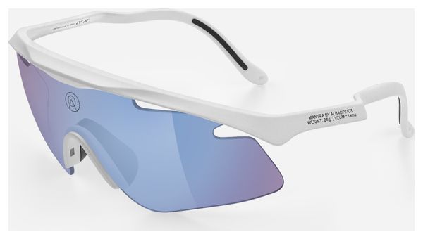 Alba Optics Mantra White Vzum F-Lens Flamingo Sunglasses