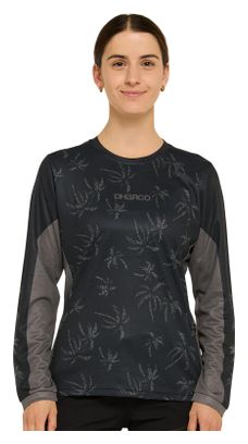 Maglia a maniche lunghe Dharco Gravity Donna Nero