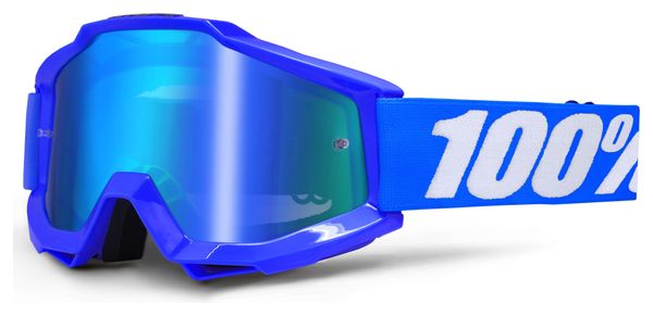 100% Goggle ACCURI Reflex Blue Lense mirror blue