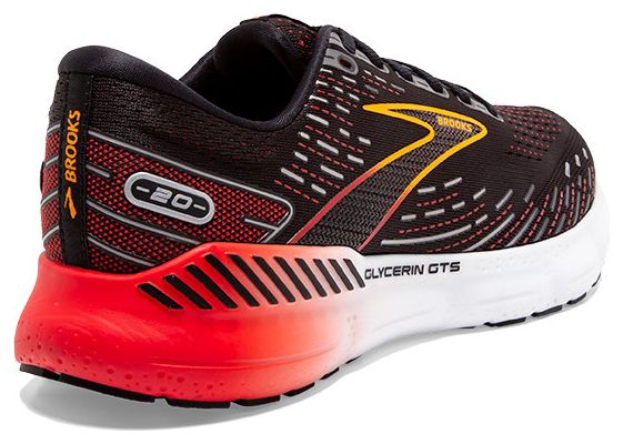 Chaussures de Running Brooks Glycerin GTS 20 Noir / Rouge