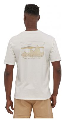 Patagonia 73 Skyline Organic T-Shirt Heren Wit T-Shirt