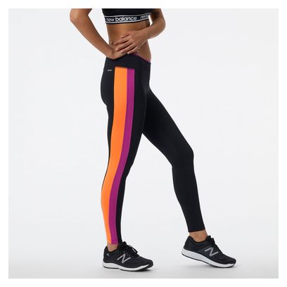 New Balance Accelerate Long Tight Nero Multicolor Donna